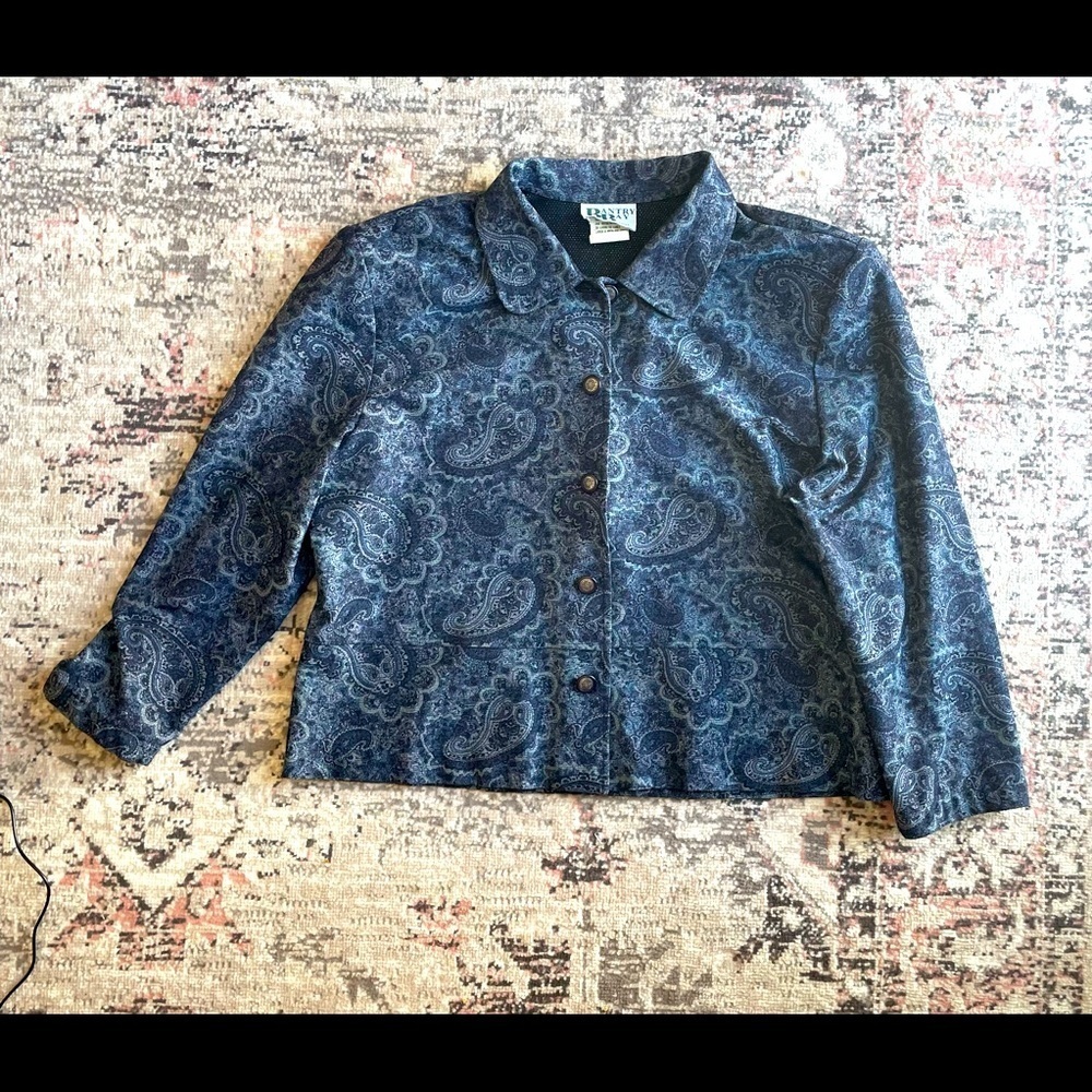 Vintage Bantry Bay by Leboff Paisley Print Jacket